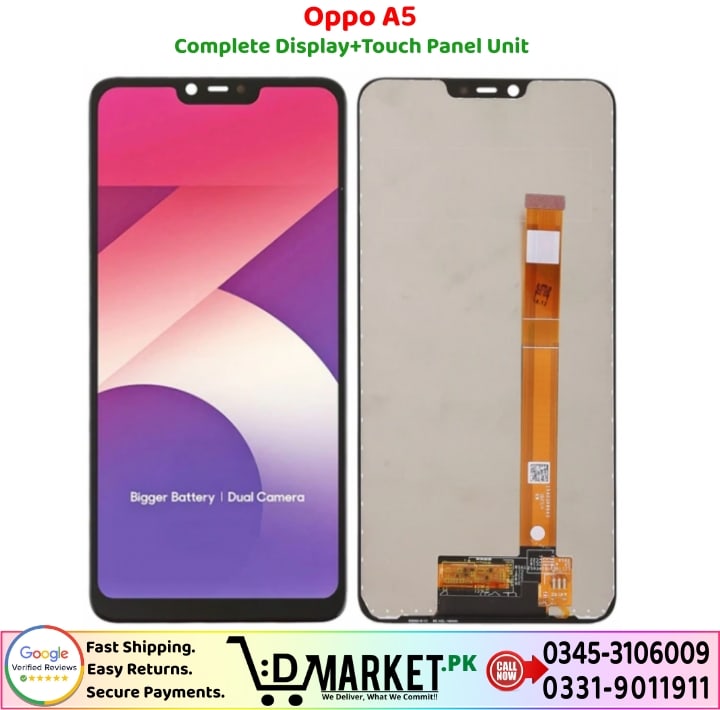 Oppo A5 LCD Panel Price In Pakistan