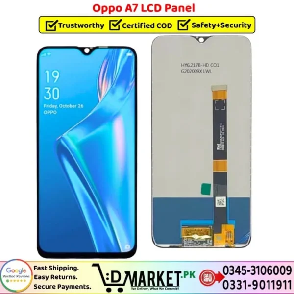 Oppo A7 LCD Panel Price In Pakistan