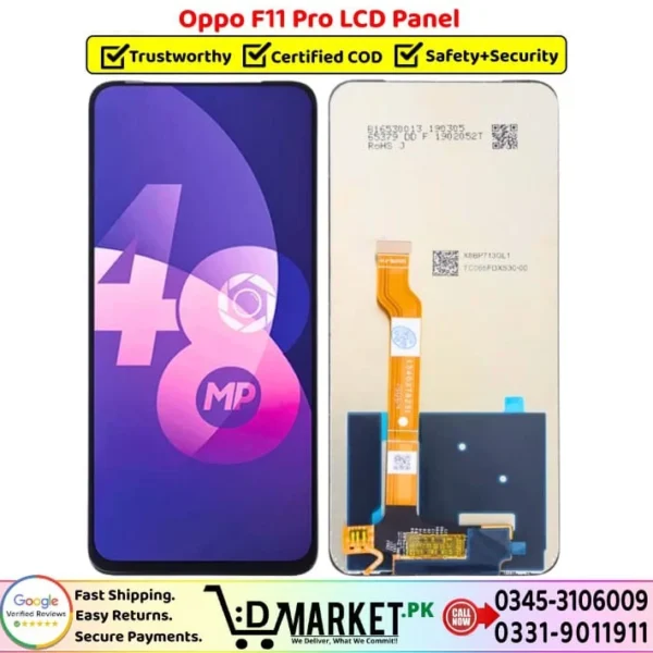 Oppo F11 Pro LCD Panel Price In Pakistan
