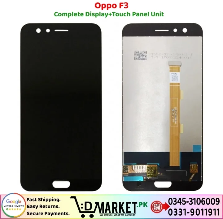 Oppo F3 LCD Panel Price In Pakistan