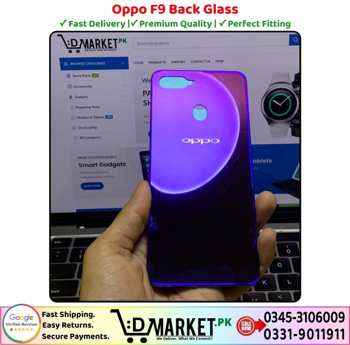 Oppo F9 Back Glass Price In Pakistan