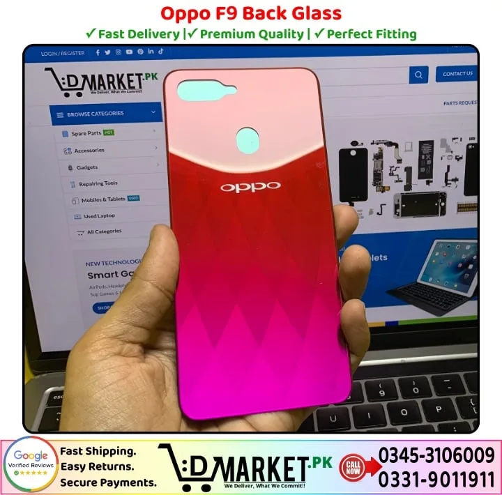 Oppo F9 Back Glass - Image 2