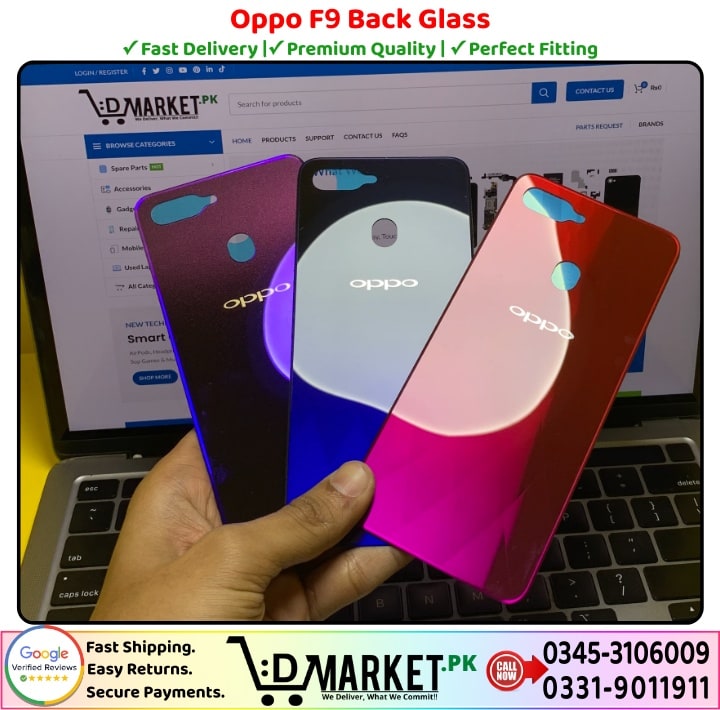Oppo F9 Back Glass Price In Pakistan