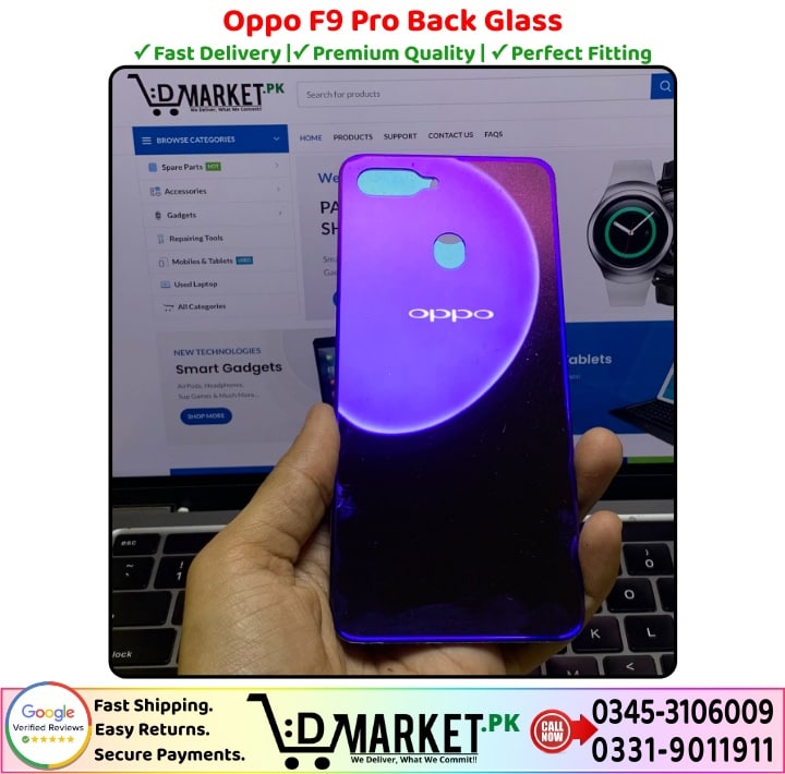 Oppo F9 Pro Back Glass Price In Pakistan