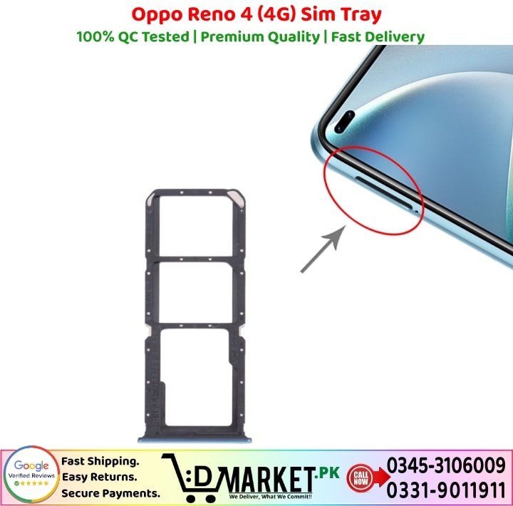 Oppo Reno 4 4G Sim Tray Price In Pakistan