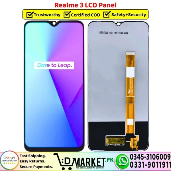 Realme 3 LCD Panel Unit Screen Display - DMarket.Pk
