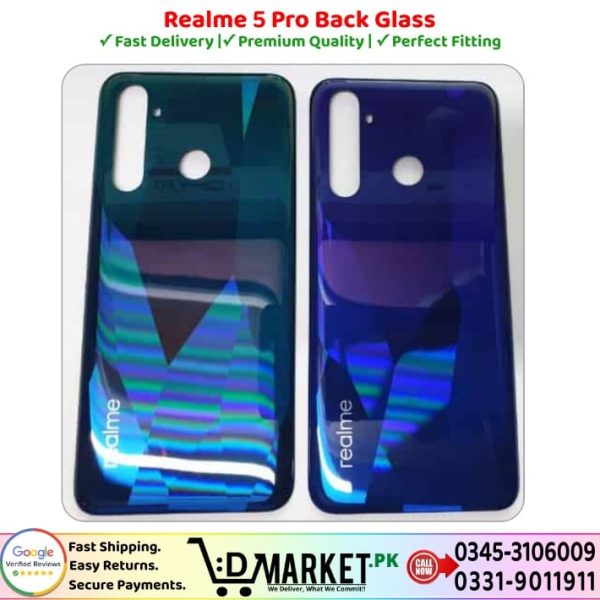 Realme 5 Pro Back Glass Price In Pakistan