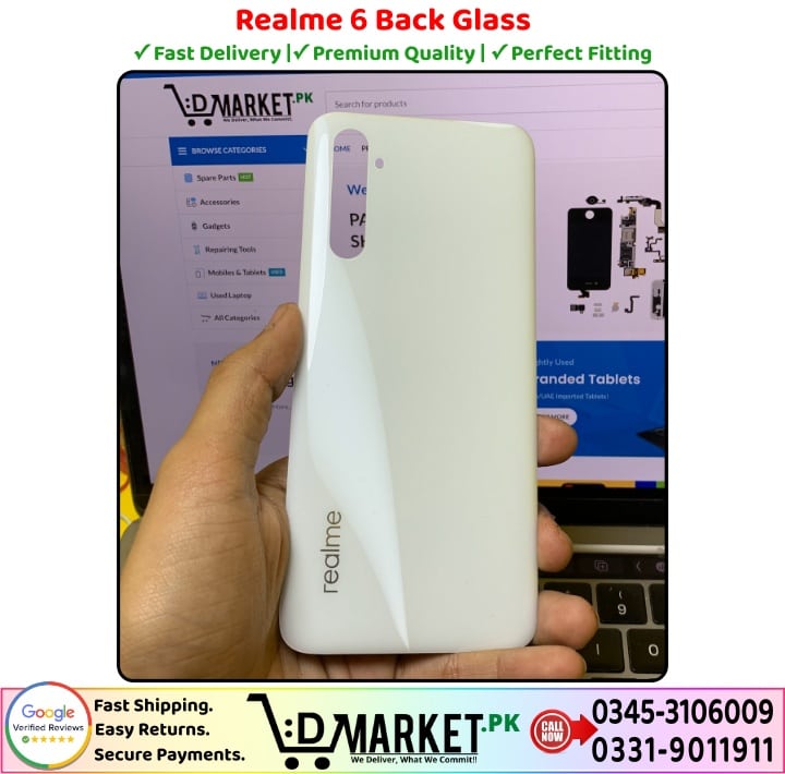 Realme 6 Back Glass Price In Pakistan