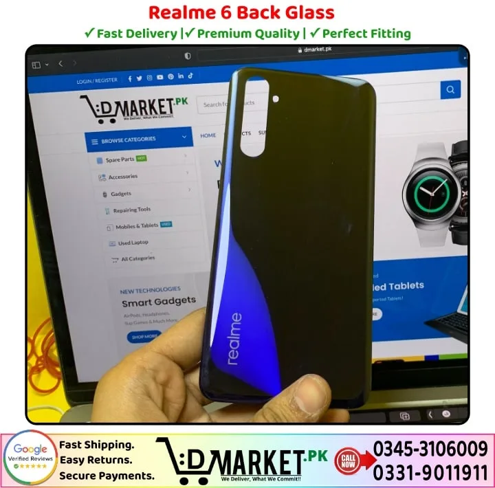 Realme 6 Back Glass Price In Pakistan