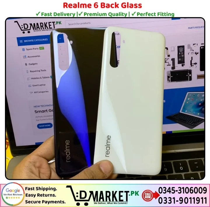 Realme 6 Back Glass Price In Pakistan