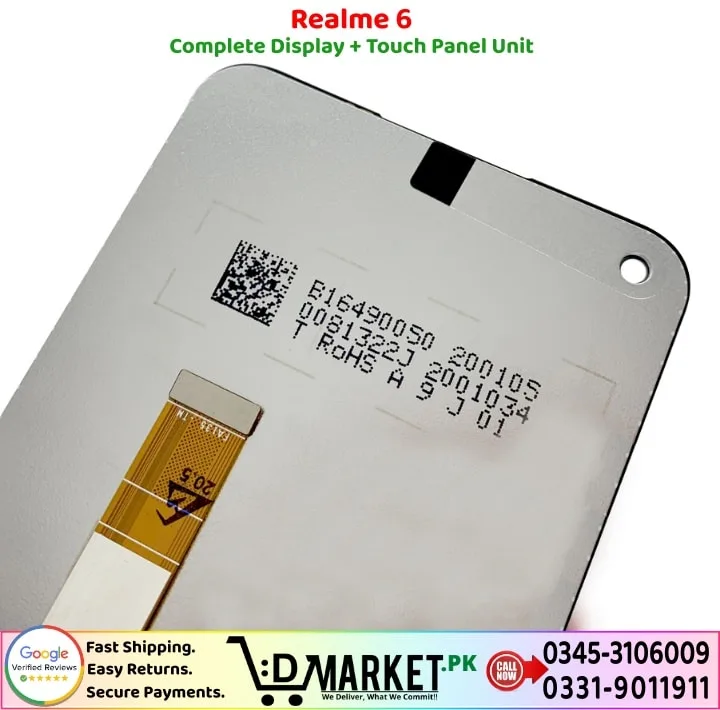 Realme 6 LCD Panel Price In Pakistan