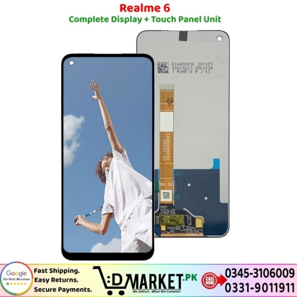 Realme 6 LCD Panel Price In Pakistan