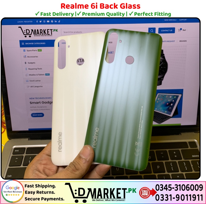 Realme 6i Back Glass Price In Pakistan