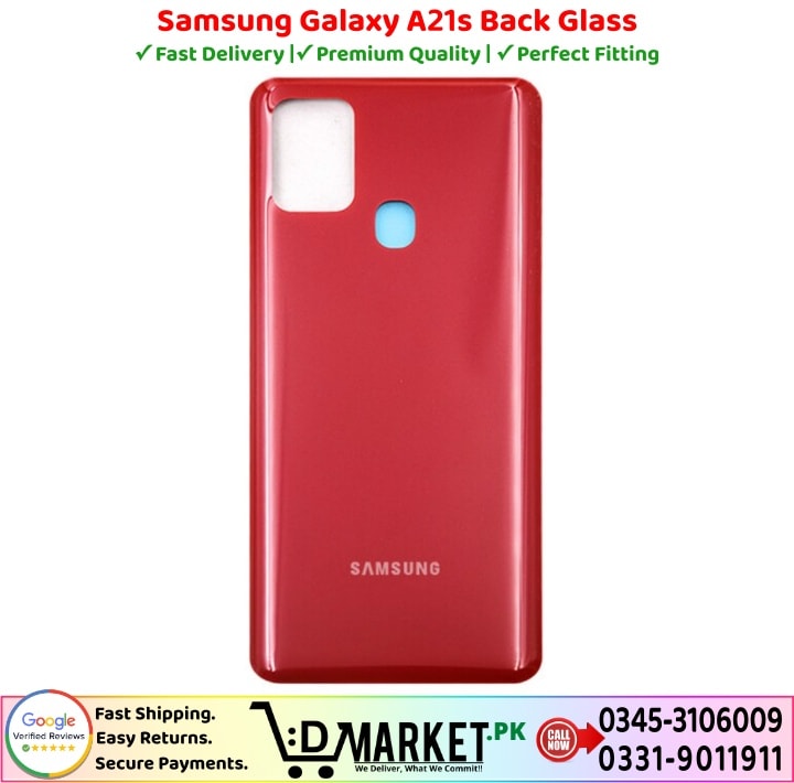 Samsung Galaxy A21s Back Glass Price In Pakistan
