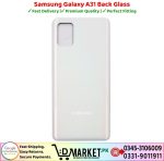 Samsung Galaxy A31 Back Glass Price In Pakistan