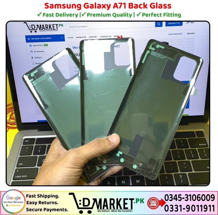 Samsung Galaxy A71 Back Glass Price In Pakistan