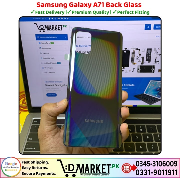 Samsung Galaxy A71 Back Glass Price In Pakistan 1 13