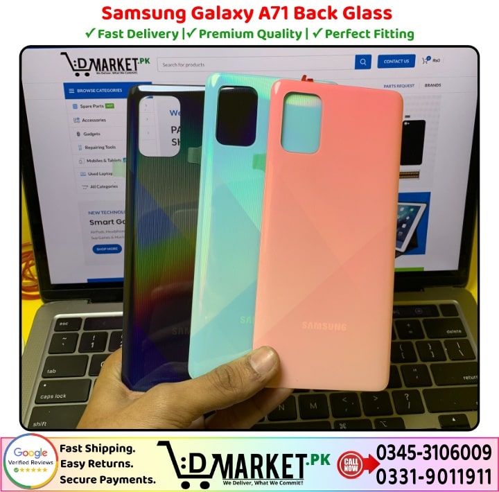 Samsung Galaxy A71 Back Glass Price In Pakistan