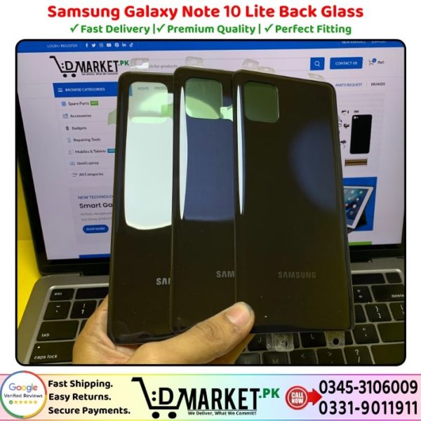 Samsung Galaxy Note 10 Lite Back Glass Price In Pakistan