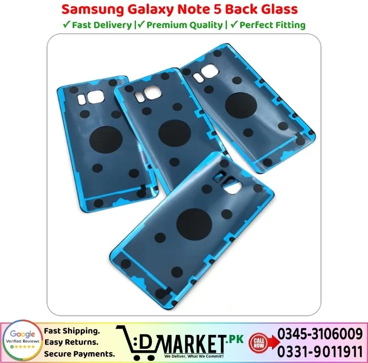 Samsung Galaxy Note 5 Back Glass Price In Pakistan