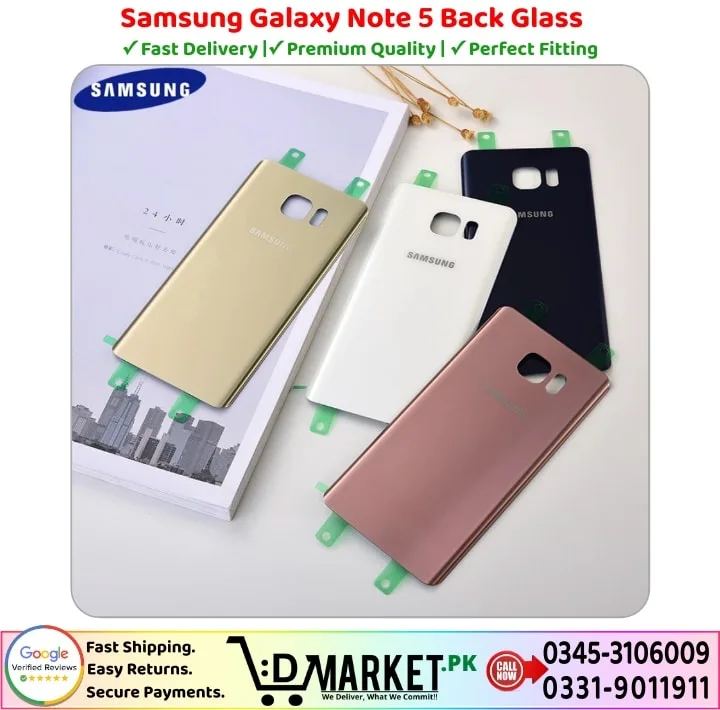 Samsung Galaxy Note 5 Back Glass Price In Pakistan