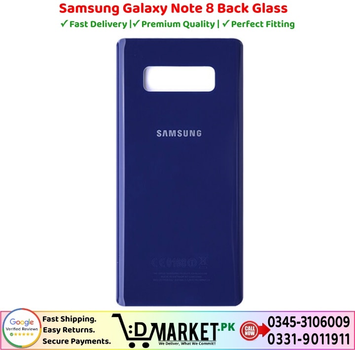 Samsung Galaxy Note 8 Back Glass Price In Pakistan