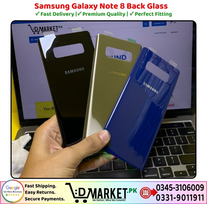 Samsung Galaxy Note 8 Back Glass Price In Pakistan