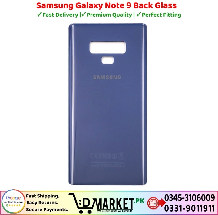 Samsung Galaxy Note 9 Back Glass Price In Pakistan