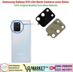 Samsung Galaxy S10 Lite Back Camera Lens Glass Price In Pakistan