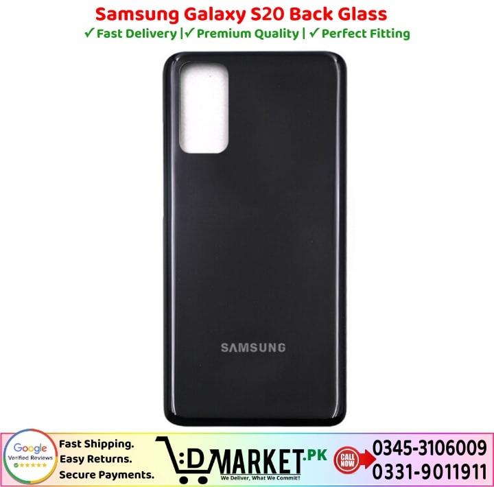 Samsung Galaxy S20 Back Glass Price In Pakistan
