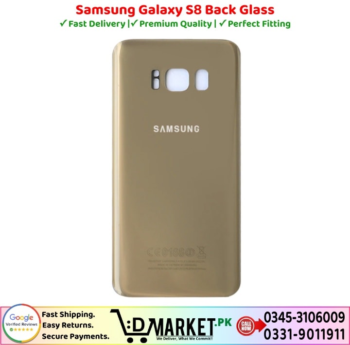 Samsung Galaxy S8 Back Glass Price In Pakistan