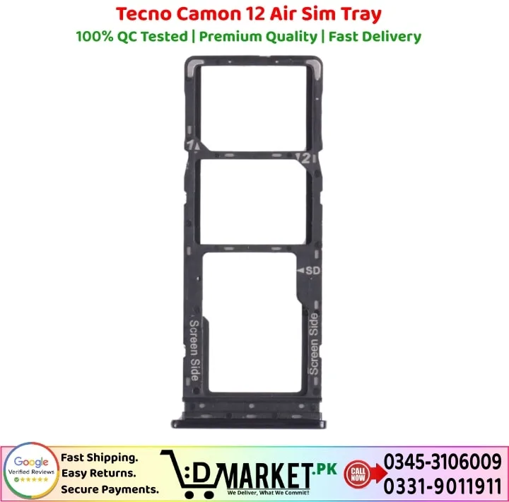 Tecno Camon 12 Air Sim Tray Price In Pakistan