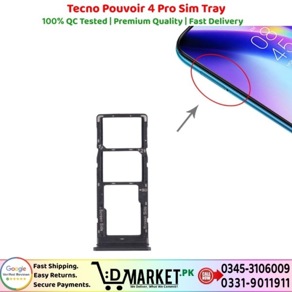 Tecno Pouvoir 4 Pro Sim Tray Price In Pakistan