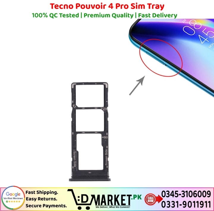 Tecno Pouvoir 4 Pro Sim Tray Price In Pakistan