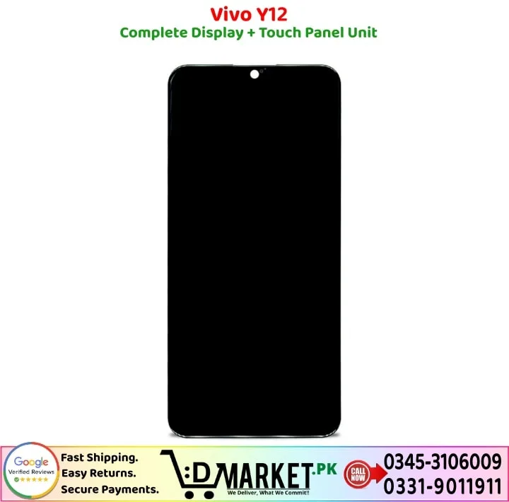 Vivo Y12 LCD Panel Price In Pakistan