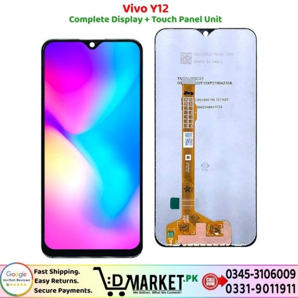 Vivo Y12 LCD Panel Price In Pakistan