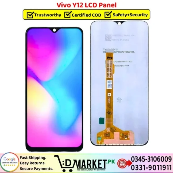 Vivo Y12 LCD Panel Price In Pakistan