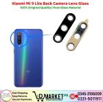 Xiaomi Mi 9 Lite Back Camera Lens Glass Price In Pakistan