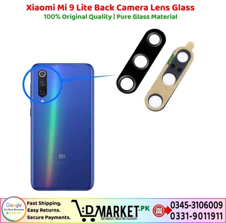Xiaomi Mi 9 Lite Back Camera Lens Glass Price In Pakistan