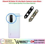 Xiaomi Mi Note 10 Lite Back Camera Lens Glass Price In Pakistan