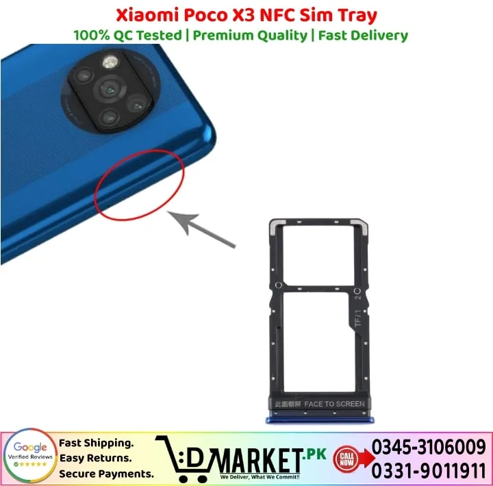 Xiaomi Poco X3 NFC Sim Tray Price In Pakistan