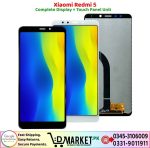 Xiaomi Redmi 5 LCD Panel Price In Pakistan