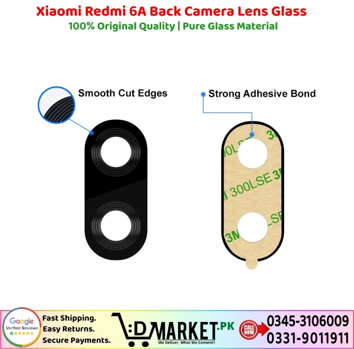 Xiaomi Redmi 6A Back Camera Lens Glass Price In Pakistan 1 3