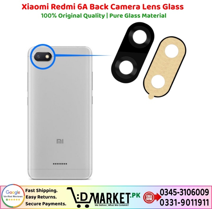 Xiaomi Redmi 6A Back Camera Lens Glass Price In Pakistan