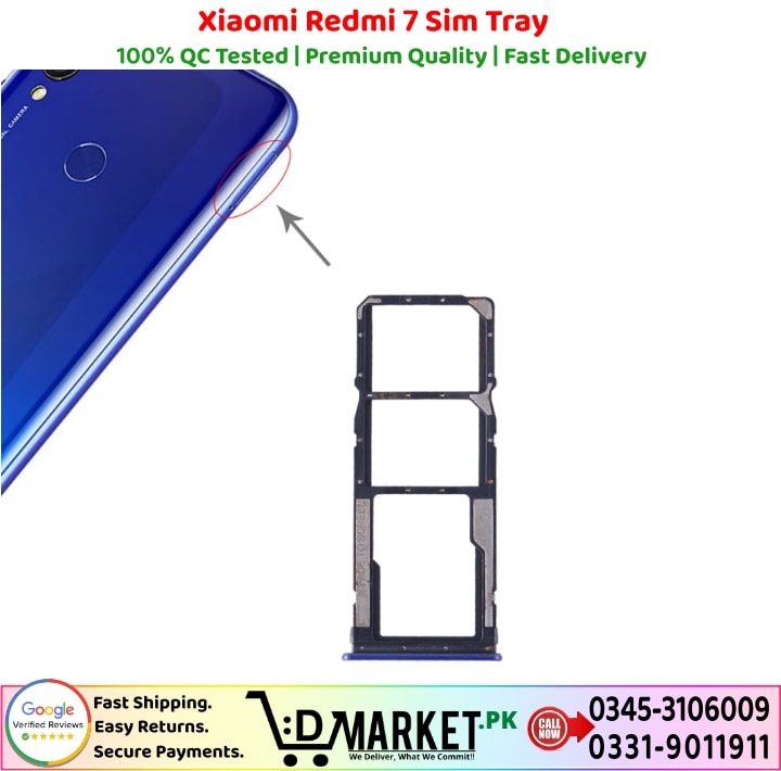 Xiaomi Redmi 7 Sim Tray Price In Pakistan