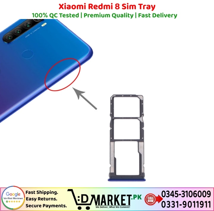 Xiaomi Redmi 8 Sim Tray Price In Pakistan