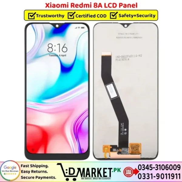 Xiaomi Redmi 8a LCD Panel Price In Pakistan