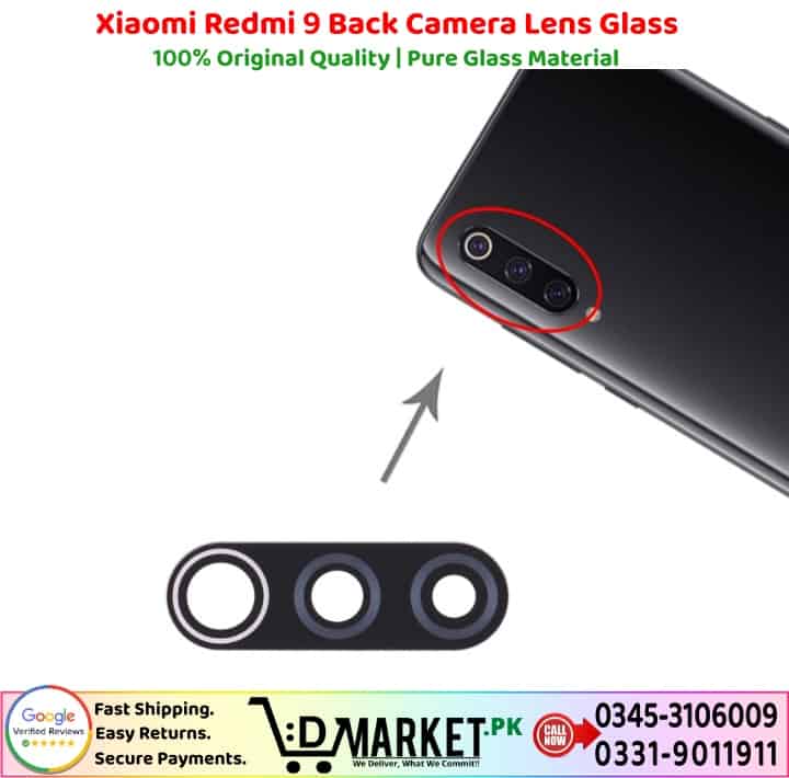 Xiaomi Redmi 9 Back Camera Lens Glass Price In Pakistan