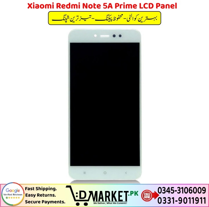 Xiaomi Redmi Note 5A Prime LCD Panel Price In Pakistan
