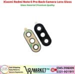 Xiaomi Redmi Note 6 Pro Back Camera Lens Glass Price In Pakistan